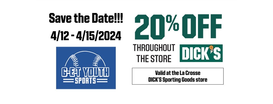 G-E-T Youth Sports Dick's Sporting Goods Shopping Event
