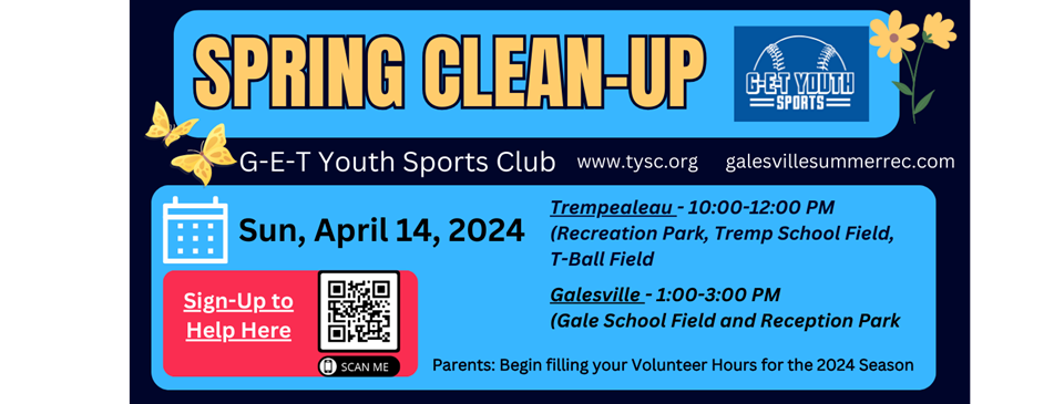 Spring Clean Up Day - April 14th